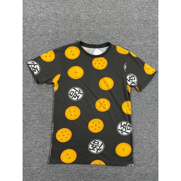 Dragon Ball Z Other - Dragon Ball Z Bird Studio Black Allover Print T-Shirt Lightweight Men's Size S
